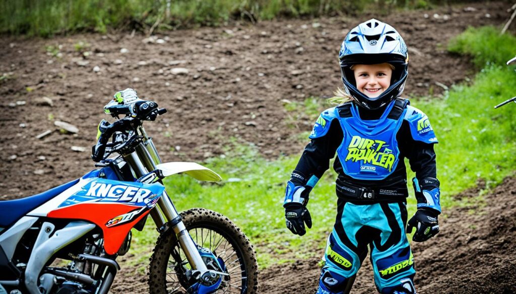 Kinder Brustpanzer Motocross