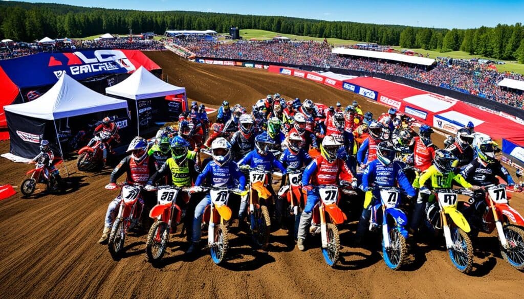 Motocross-Event Atmosphäre