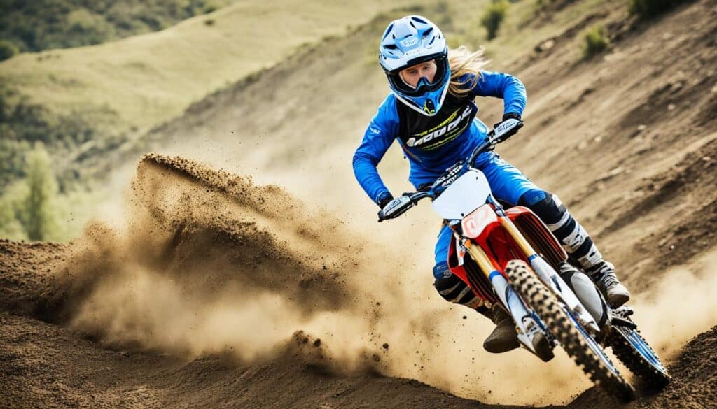 Motocross-Techniken für Frauen