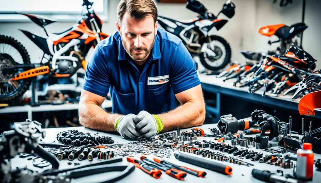Motorrad Troubleshooting Techniken