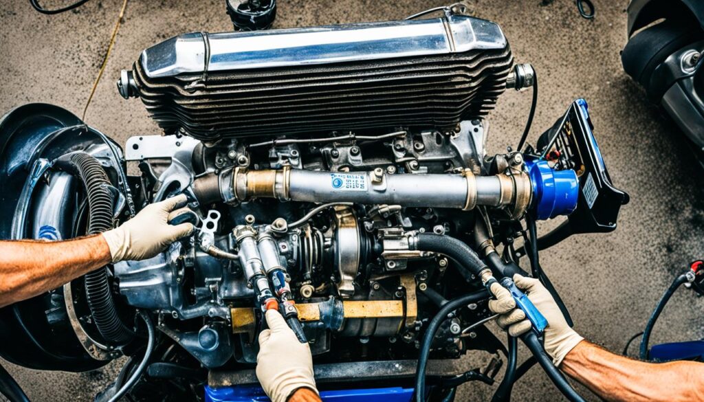 Motorreinigung und Instandhaltung