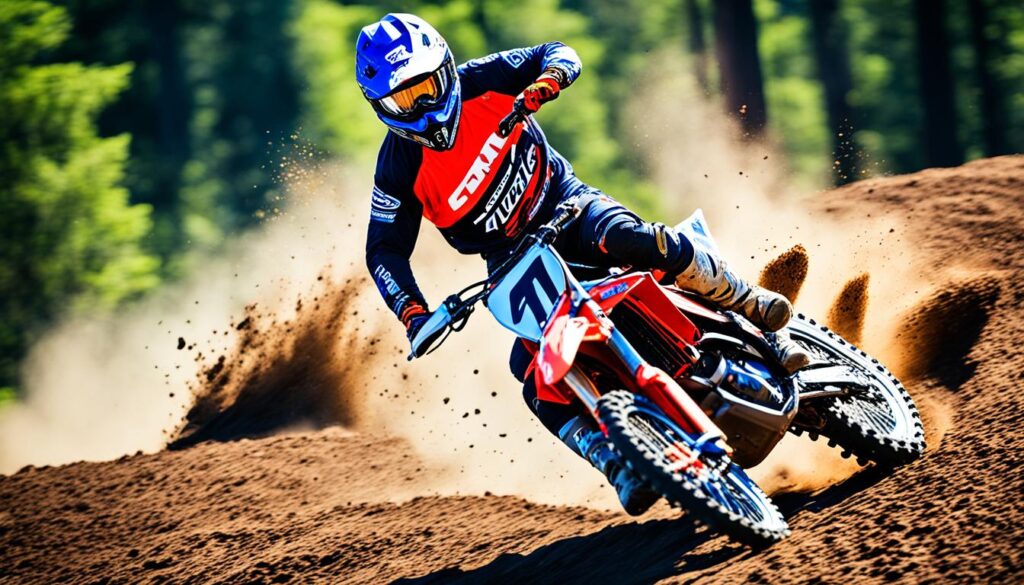 Profi-Motocross Sicherheitsausrüstung
