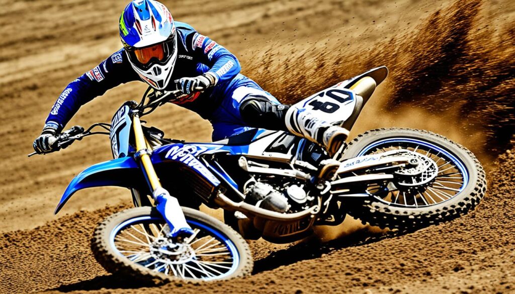 Technik Körperposition in Motocross