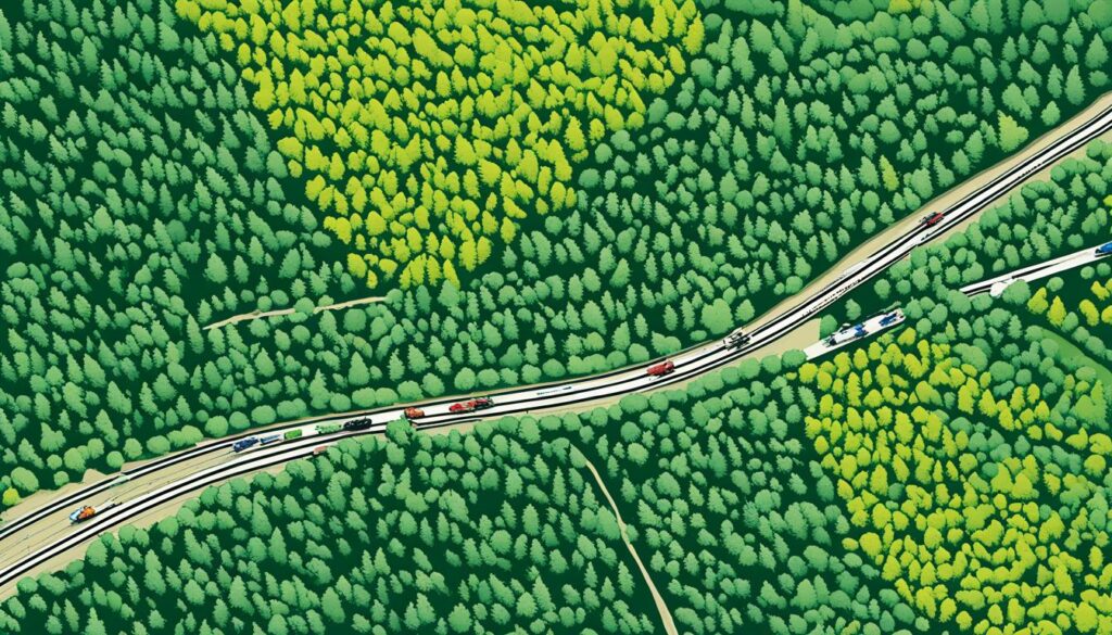Zerschneidung von Habitaten